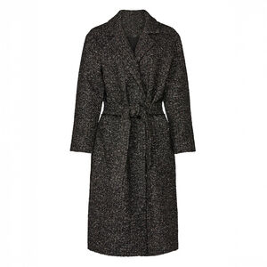 Apiece Apart Women's Wool Oversized Coat Belted Black Grey $695 - Size M
